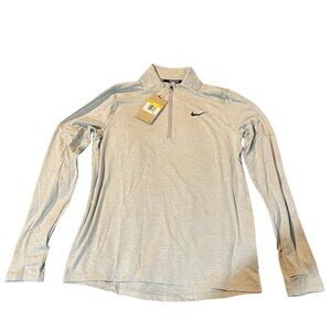 Nike Women's Gray 1/4 Zip Pull-over